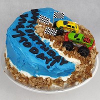 Car - Monster Truck Mountain Cake